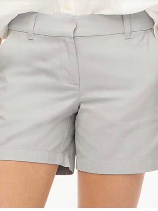J. Crew Factory Pants - J.Crew Factory 5” Classic Chino Short Size 8 light grey/stone